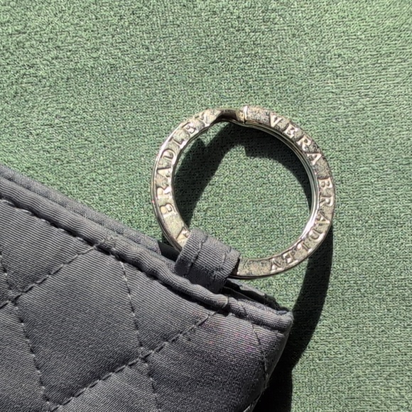 Vera Bradley Campus Double ID Wallet In Carbon Grey - Picture 4 of 4